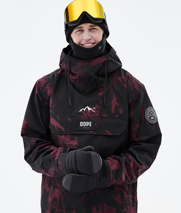Dope Blizzard 21 Kurtka Snowboardowa Mężczyźni Paint Burgundy, Image 2 of 9