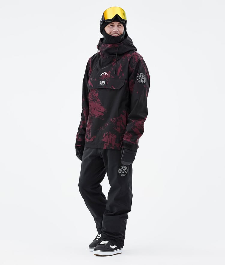 Dope Blizzard 21 Kurtka Snowboardowa Mężczyźni Paint Burgundy, Image 3 of 9
