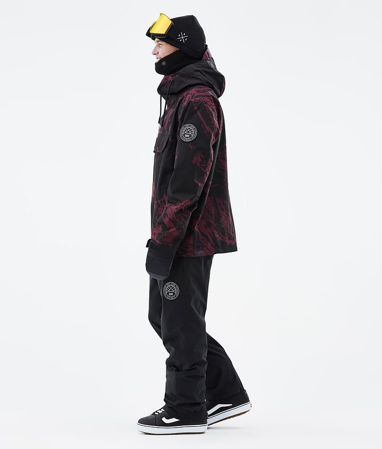 Dope Blizzard 21 Kurtka Snowboardowa Mężczyźni Paint Burgundy, Image 4 of 9
