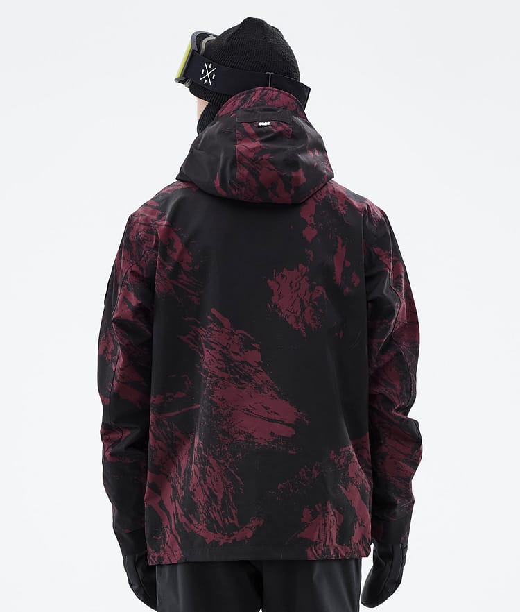Dope Blizzard 21 Kurtka Snowboardowa Mężczyźni Paint Burgundy, Image 7 of 9