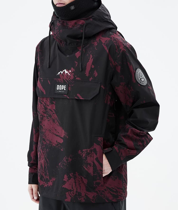 Dope Blizzard 21 Kurtka Snowboardowa Mężczyźni Paint Burgundy, Image 8 of 9