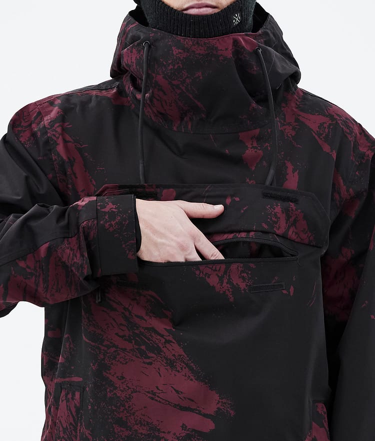 Dope Blizzard 21 Kurtka Snowboardowa Mężczyźni Paint Burgundy, Image 9 of 9
