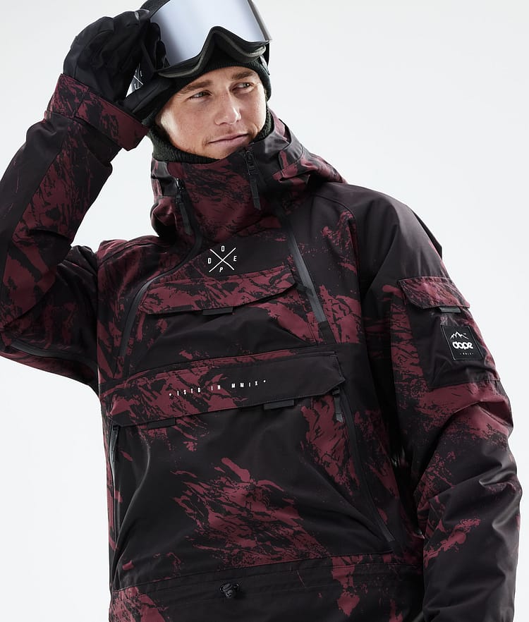Dope Akin 21 Bunda na Snowboard Pánské Paint Burgundy, Image 3 of 10
