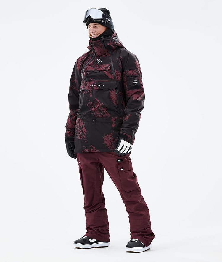 Dope Akin 21 Bunda na Snowboard Pánské Paint Burgundy, Image 4 of 10