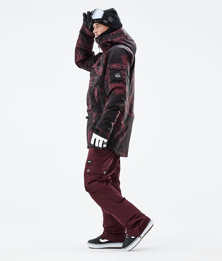 Dope Akin 21 Bunda na Snowboard Pánské Paint Burgundy, Image 5 of 10