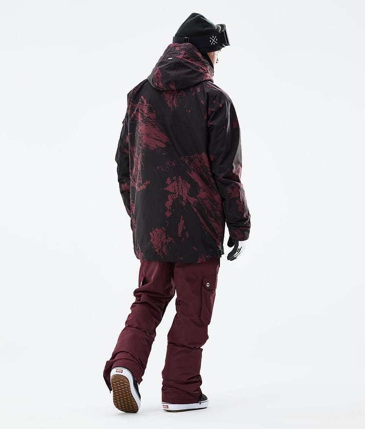 Dope Akin 21 Bunda na Snowboard Pánské Paint Burgundy, Image 6 of 10