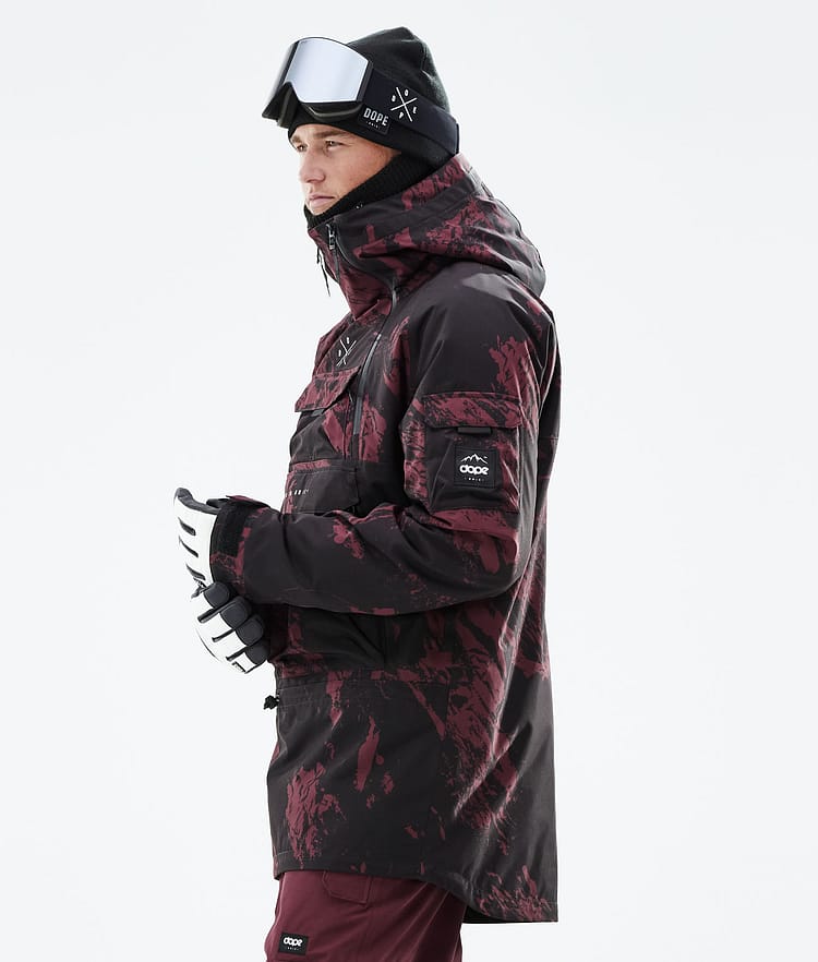 Dope Akin 21 Bunda na Snowboard Pánské Paint Burgundy, Image 7 of 10