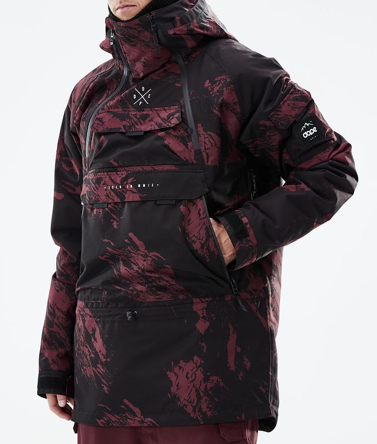 Dope Akin 21 Bunda na Snowboard Pánské Paint Burgundy, Image 9 of 10