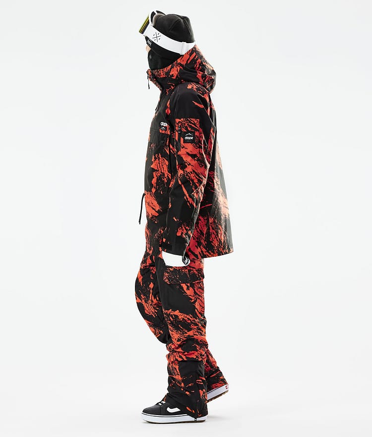 Dope Annok 21 Chaqueta Snowboard Hombre Paint Orange, Image 4 of 10