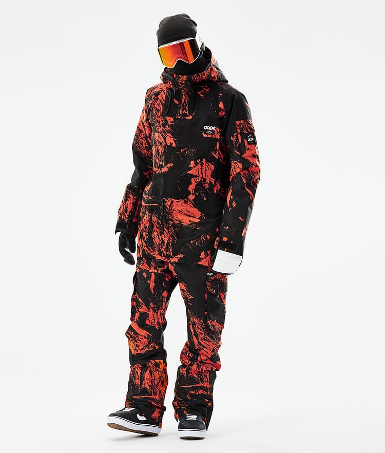 Dope Annok 21 Chaqueta Snowboard Hombre Paint Orange, Image 6 of 10