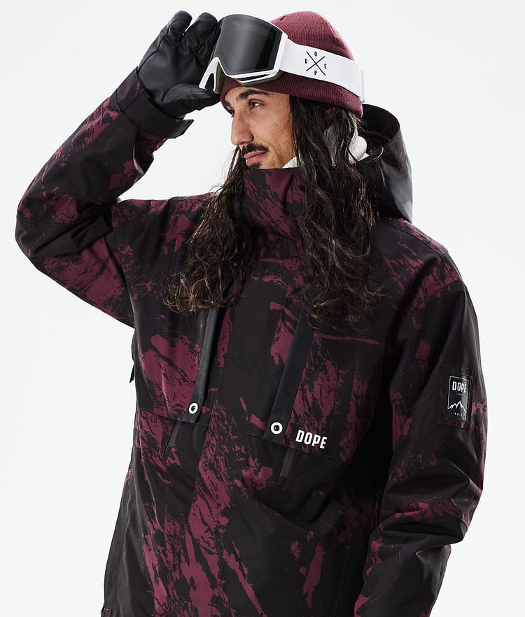 Dope Mojo Chaqueta Snowboard Hombre Paint Burgundy, Image 3 of 11