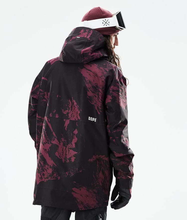 Dope Mojo Chaqueta Snowboard Hombre Paint Burgundy, Image 8 of 11
