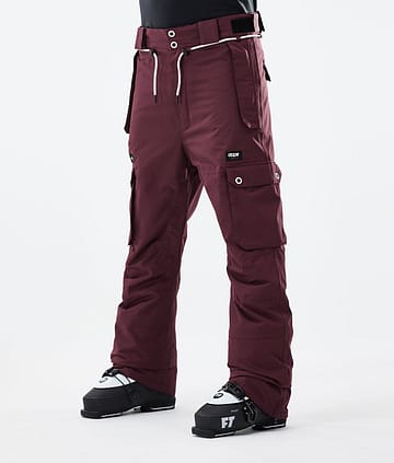 Dope Iconic 21 Ski Pants Burgundy