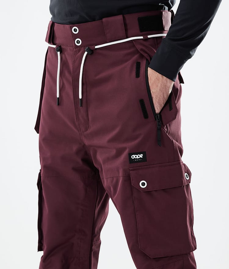 Dope Iconic 21 Pantalones Snowboard Hombre Burgundy, Image 4 of 6