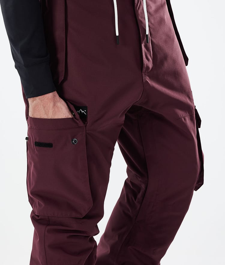Dope Iconic 21 Pantalones Snowboard Hombre Burgundy, Image 5 of 6