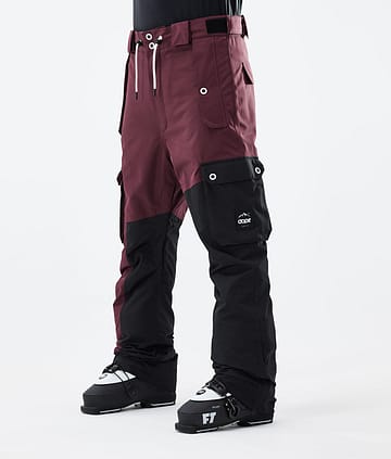 Dope Adept 21 Ski Pants Burgundy/Black