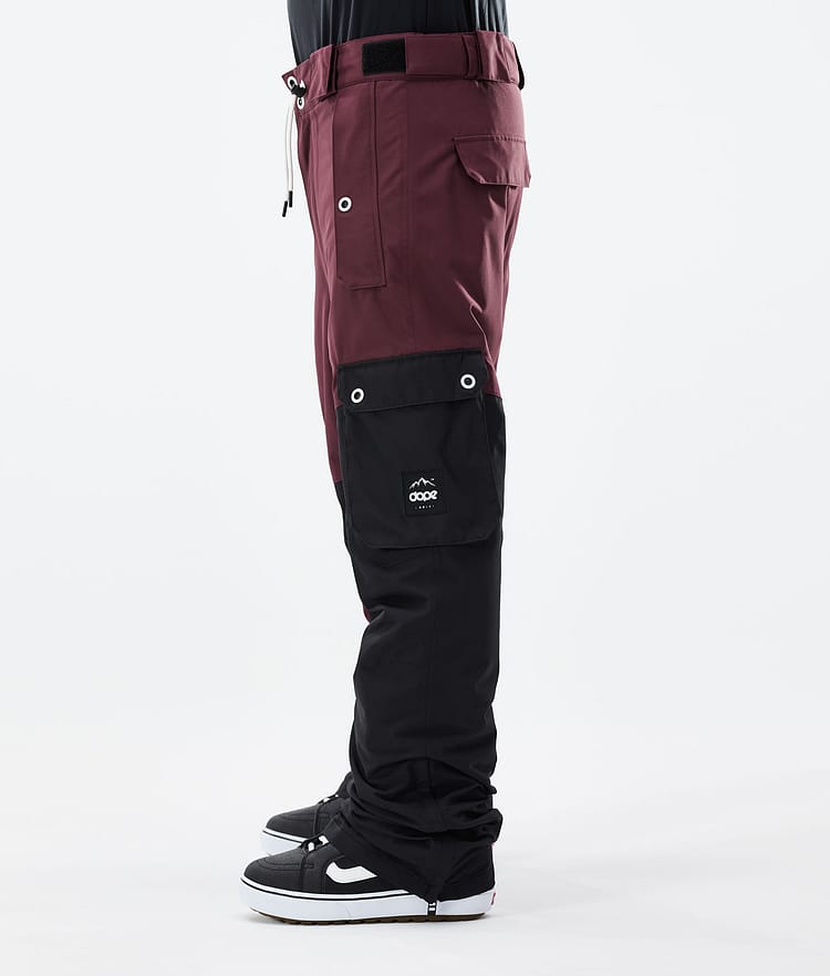 Dope Adept 21 Kalhoty na Snowboard Pánské Burgundy/Black, Image 2 of 6