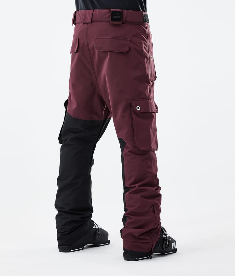 Dope Adept 21 Pantalones Esquí Hombre Burgundy/Black, Image 3 of 6