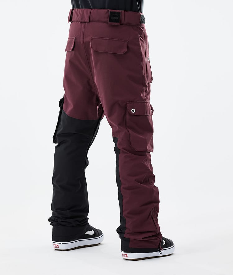 Dope Adept 21 Kalhoty na Snowboard Pánské Burgundy/Black, Image 3 of 6