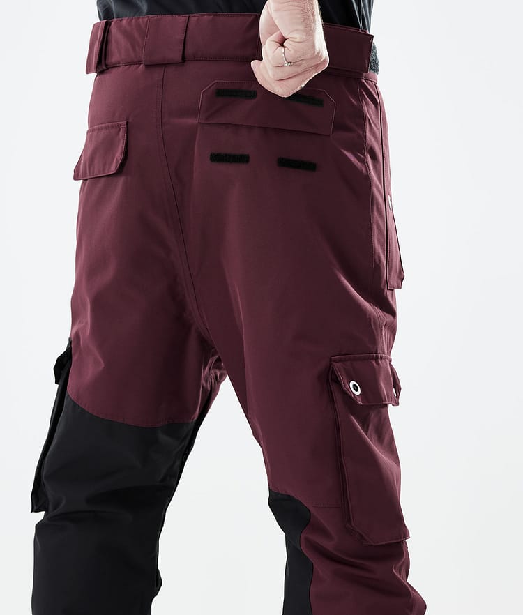 Dope Adept 21 Pantalones Esquí Hombre Burgundy/Black, Image 6 of 6