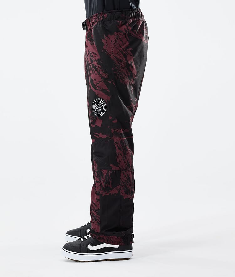 Dope Blizzard 21 Kalhoty na Snowboard Pánské Paint Burgundy, Image 2 of 4