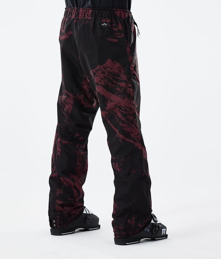 Dope Blizzard 21 Pantalones Esquí Hombre Paint Burgundy, Image 3 of 4