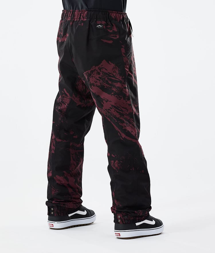 Dope Blizzard 21 Kalhoty na Snowboard Pánské Paint Burgundy, Image 3 of 4
