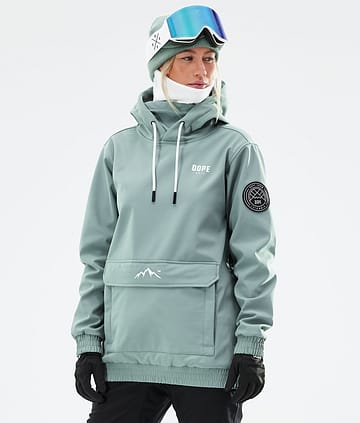 Dope Wylie W Snowboard Jacket Faded Green Renewed