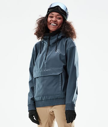 Dope Cyclone W 21 Snowboard Jacket Metal Blue Renewed