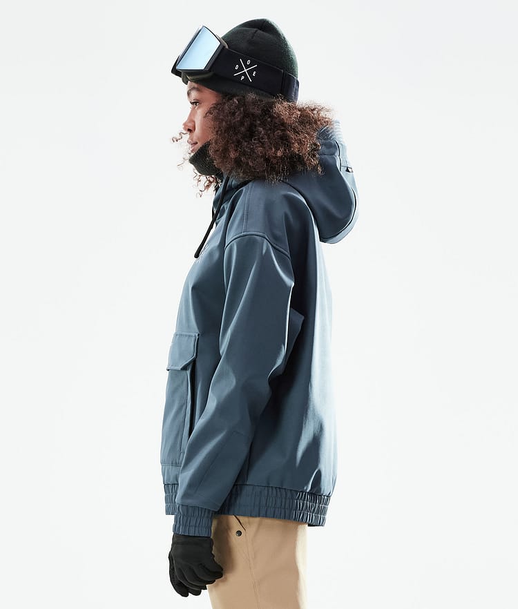 Dope Cyclone W 21 Chaqueta Esquí Mujer Metal Blue, Image 7 of 10