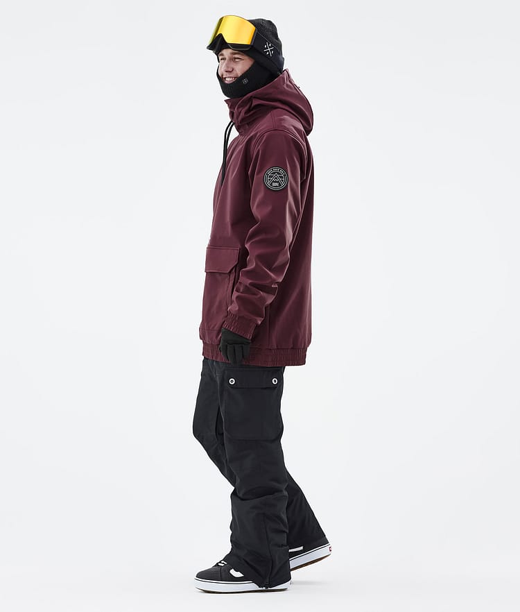 Dope Wylie Bunda na Snowboard Pánské Patch Burgundy, Image 5 of 10