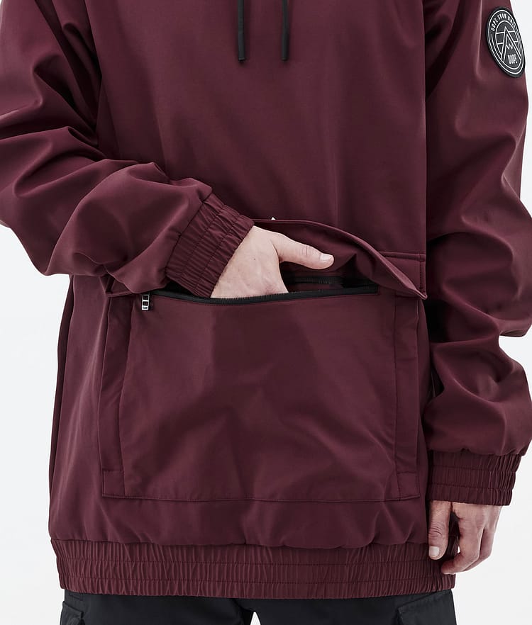 Dope Wylie Bunda na Snowboard Pánské Patch Burgundy, Image 10 of 10