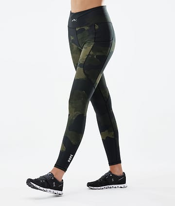 Dope Lofty Tech 22 Leggings Green Camo