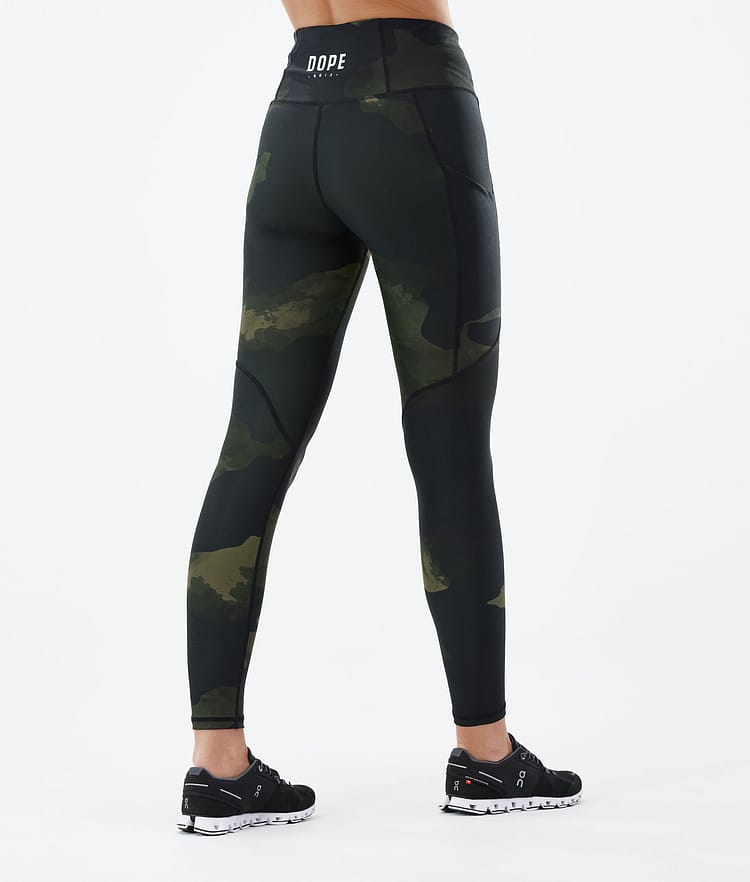 Dope Lofty Tech 22 Leggings Women Green Camo, Image 2 of 8