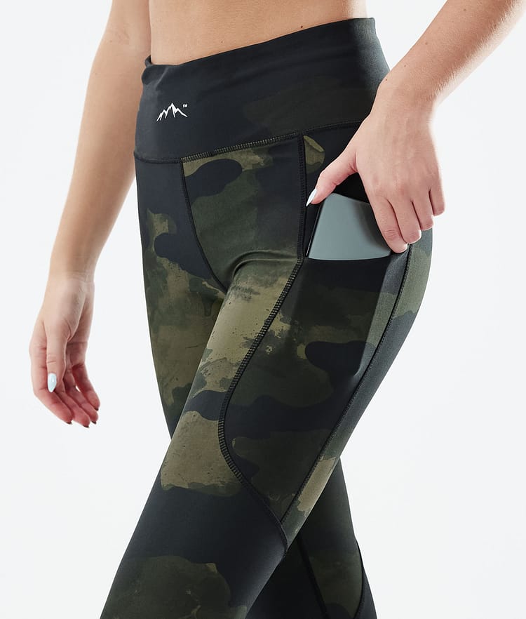 Dope Lofty Tech 22 Leggings Women Green Camo, Image 5 of 8