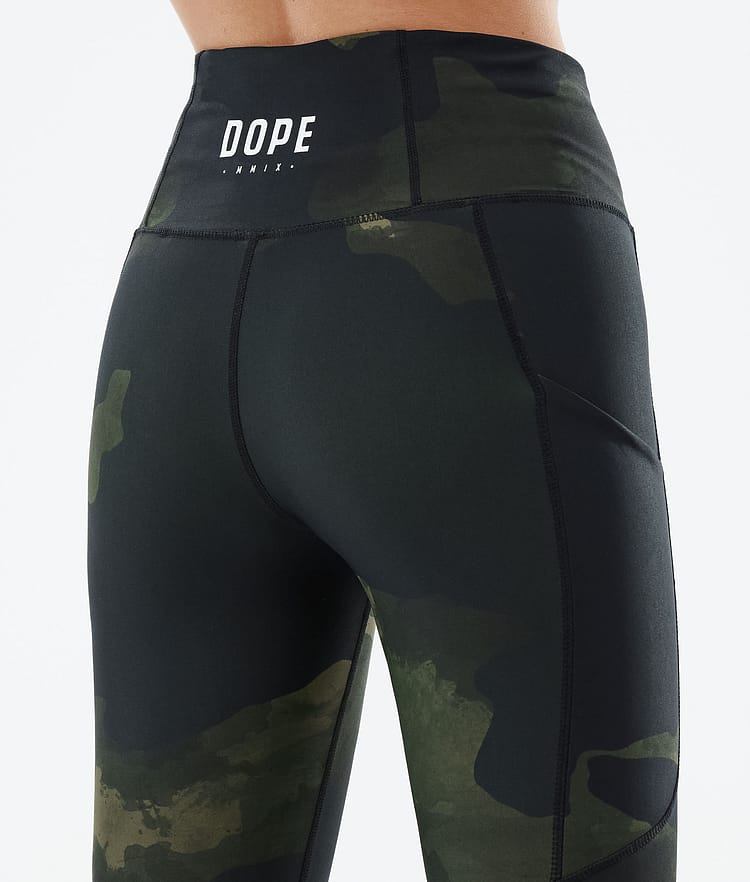 Dope Lofty Tech 22 Leggings Women Green Camo, Image 7 of 8