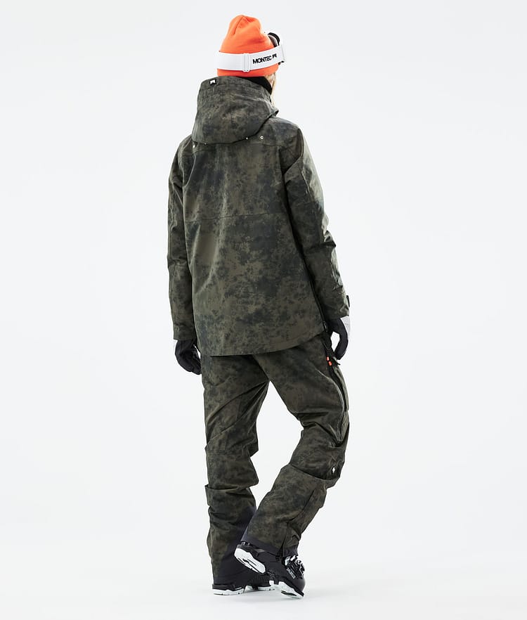 Dune W 21 Kurtka Narciarska Kobiety Olive Green Tiedye, Image 7 of 11