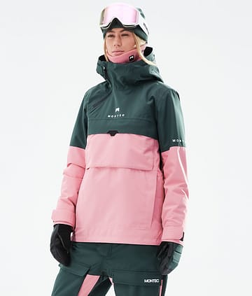 Dune W 21 Ski Jacket Kobiety Dark Atlantic/Pink