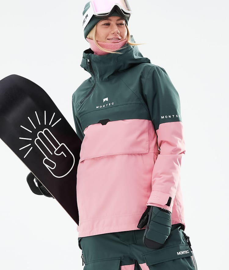 Montec Dune W 21 Chaqueta Snowboard Mujer Dark Atlantic/Pink, Image 2 of 10