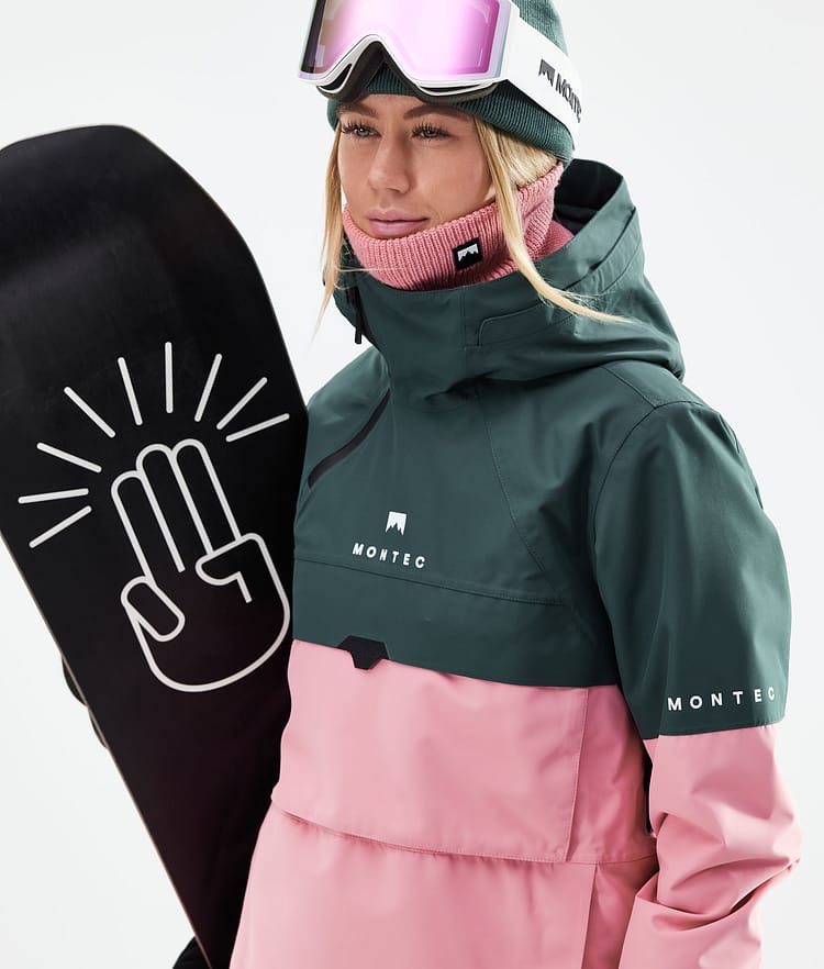 Montec Dune W 21 Chaqueta Snowboard Mujer Dark Atlantic/Pink, Image 3 of 10