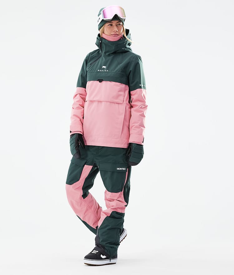 Montec Dune W 21 Chaqueta Snowboard Mujer Dark Atlantic/Pink, Image 4 of 10