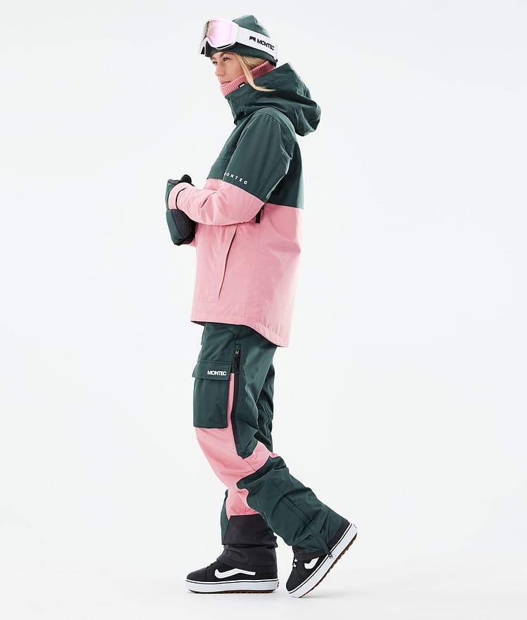 Montec Dune W 21 Chaqueta Snowboard Mujer Dark Atlantic/Pink, Image 5 of 10