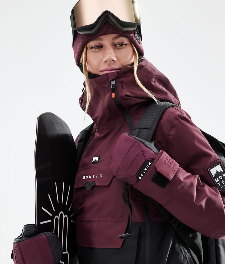 Montec Doom W 21 Chaqueta Snowboard Mujer Burgundy/Black, Image 3 of 12