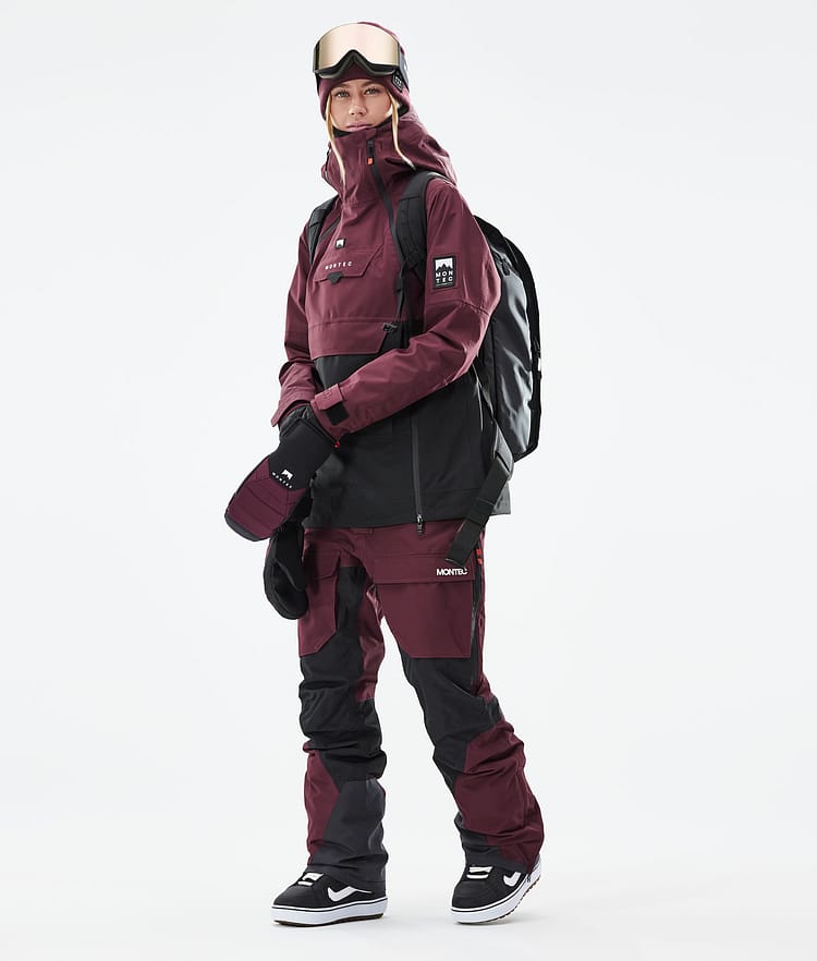 Montec Doom W 21 Chaqueta Snowboard Mujer Burgundy/Black, Image 4 of 12