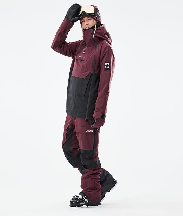 Doom W 21 Lyžařská Bunda Dámské Burgundy/Black, Image 5 of 12