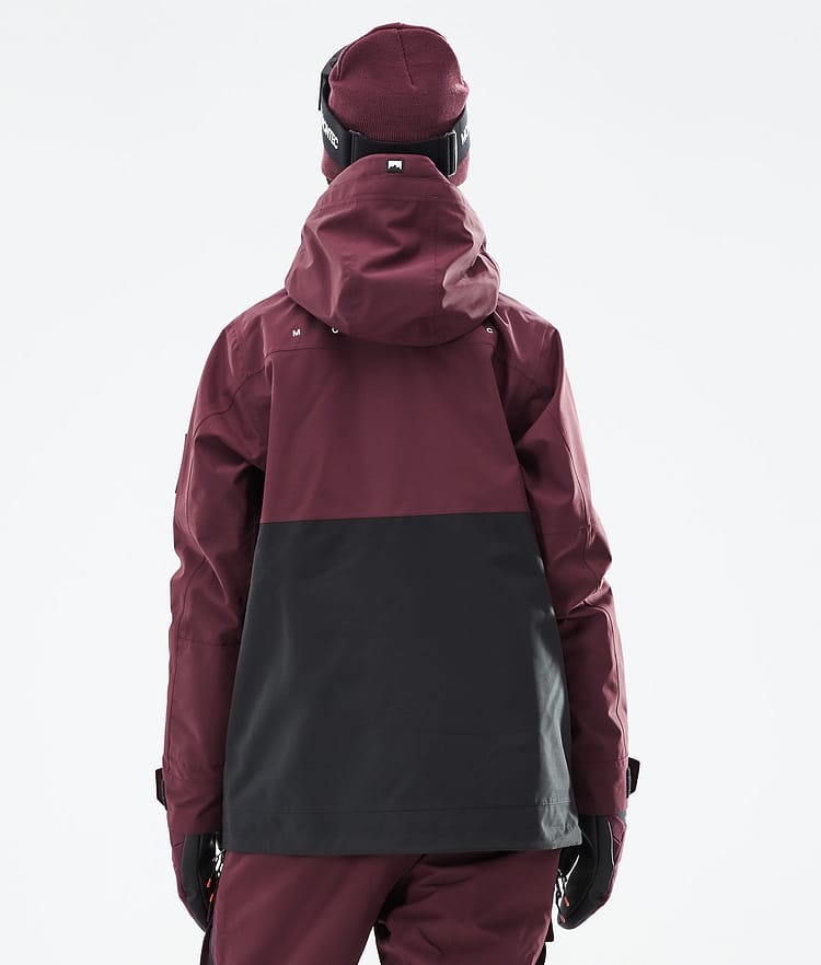 Doom W 21 Lyžařská Bunda Dámské Burgundy/Black, Image 8 of 12