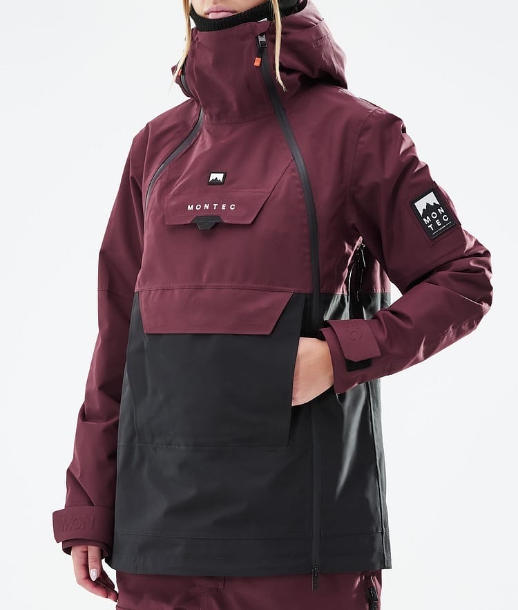 Doom W 21 Lyžařská Bunda Dámské Burgundy/Black, Image 9 of 12