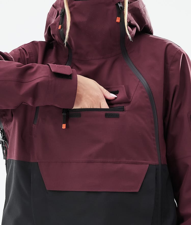 Montec Doom W 21 Chaqueta Snowboard Mujer Burgundy/Black, Image 11 of 12