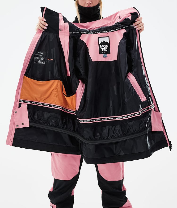 Montec Doom W 21 Kurtka Snowboardowa Kobiety Pink/Black, Image 13 of 13