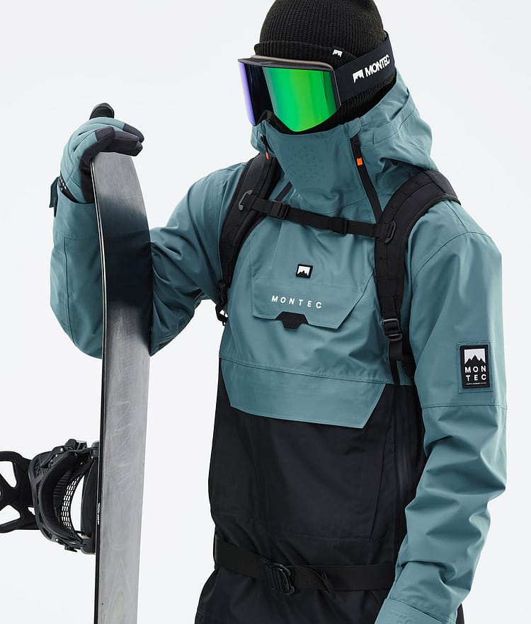 Montec Doom 21 Kurtka Snowboardowa Mężczyźni Atlantic/Black, Image 3 of 13